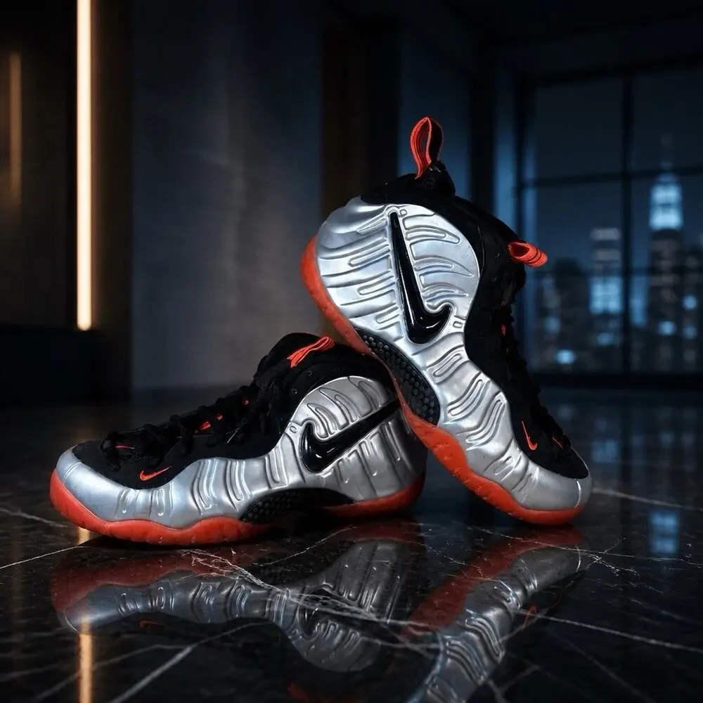 Size 14 - Nike Air Foamposite Pro Crimson Great Condition OG Box 2012
